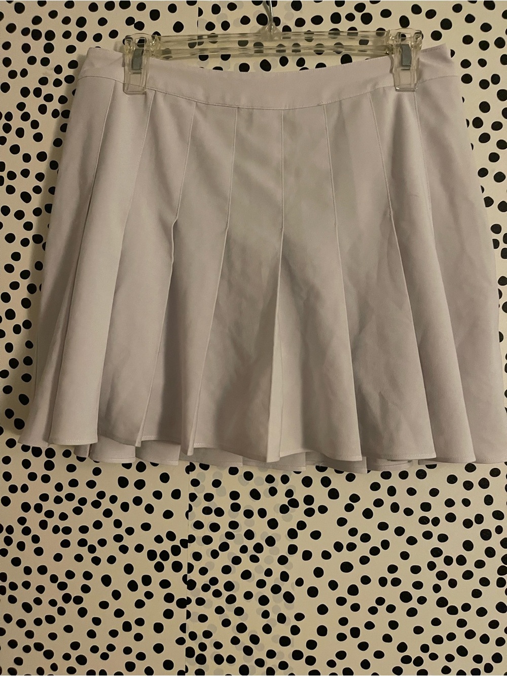 Abercrombie & Fitch White Preppy Pleated Tennis Skater Skirt Skort Athleisure